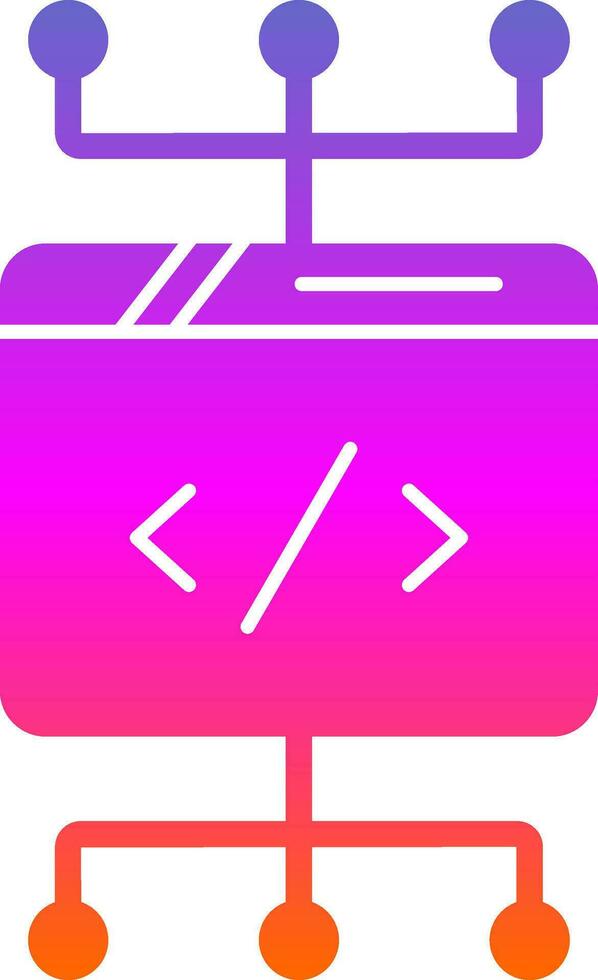 Coding Vector Icon Design