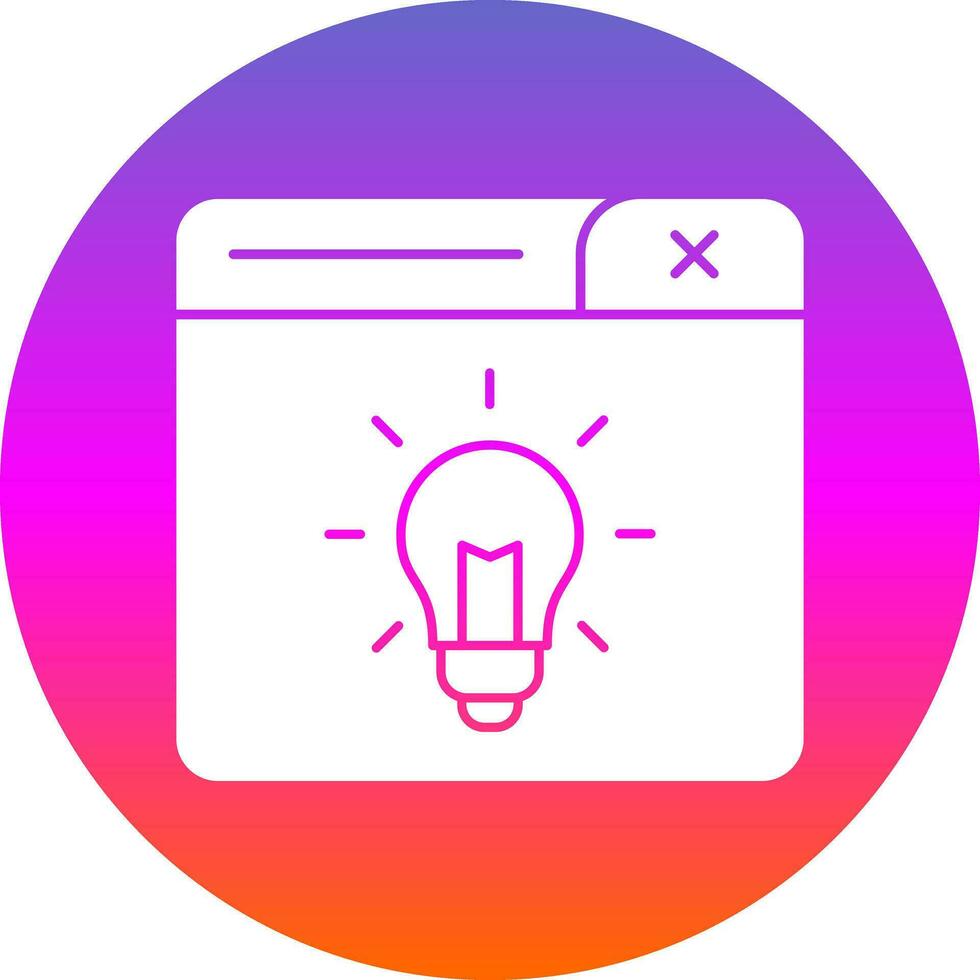 Lightbulb Vector Icon Design