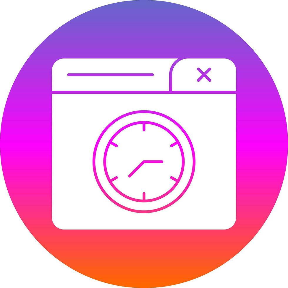 diseño de icono de vector de reloj