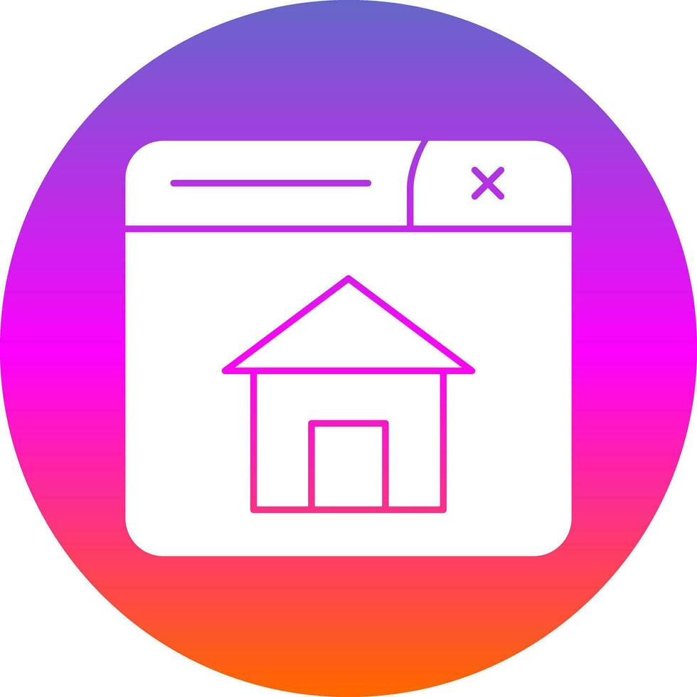 Homepage Vector Icon Design