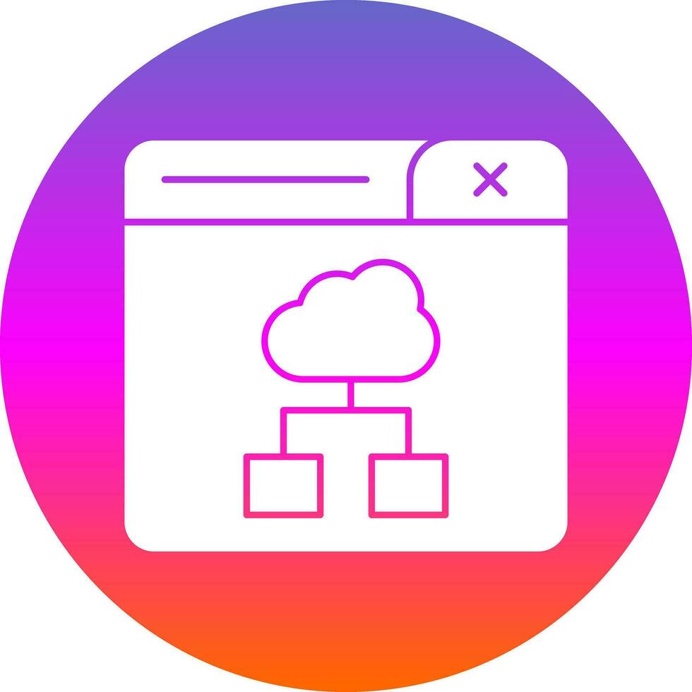 Cloud Computing Vector Icon Design