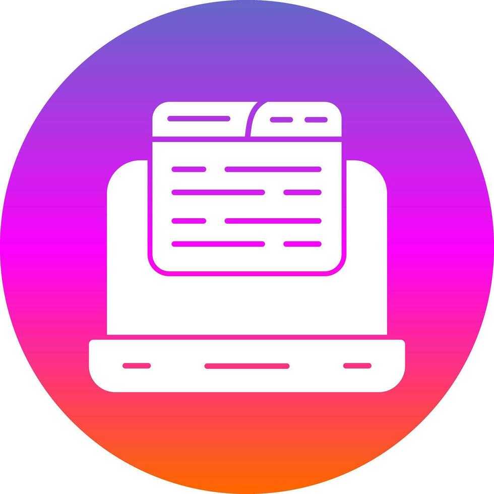 Laptop Vector Icon Design