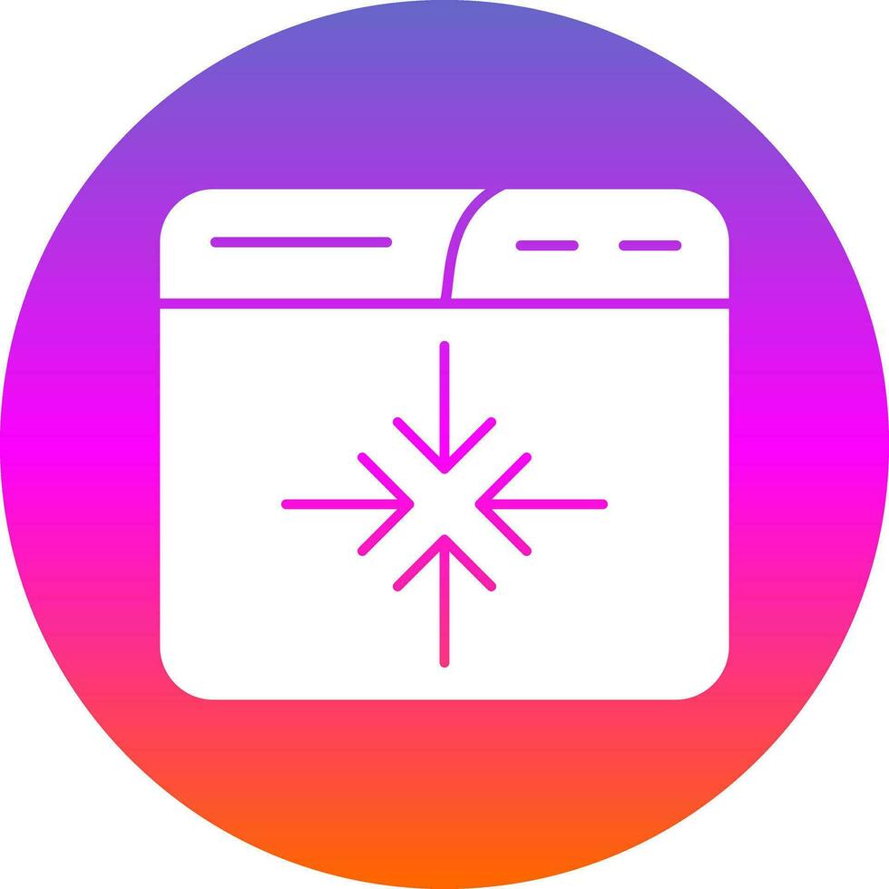 Minimize Vector Icon Design