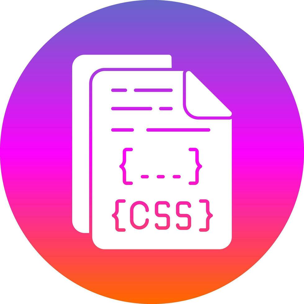 Css File Vector Icon Design