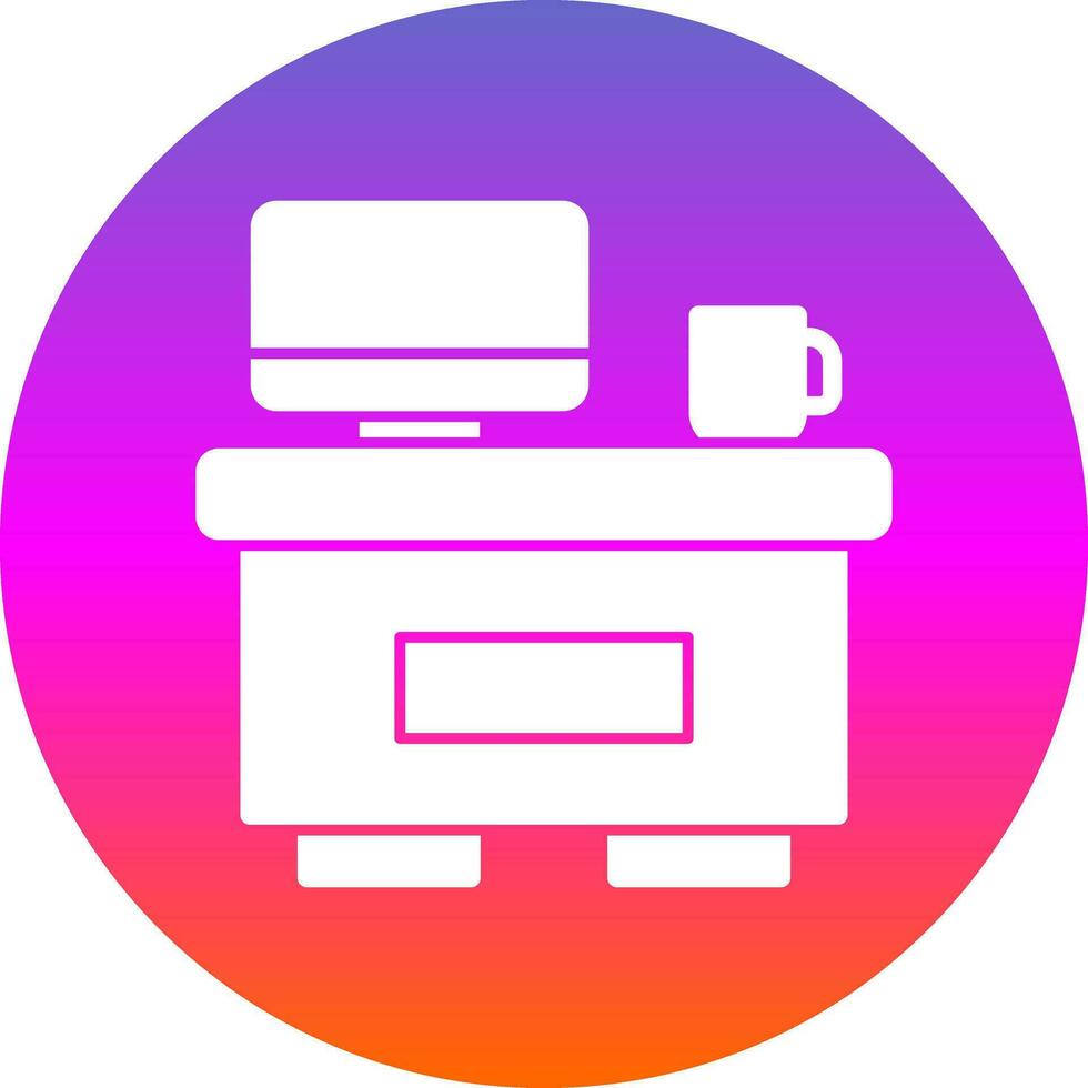 información escritorio vector icono diseño