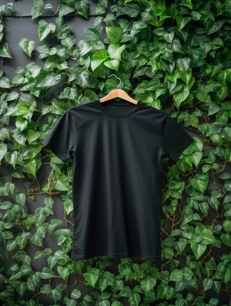 Luxury Black tshirt photo