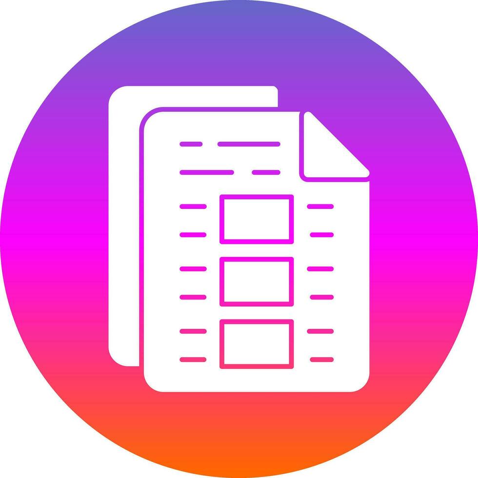 Evaluation Vector Icon Design