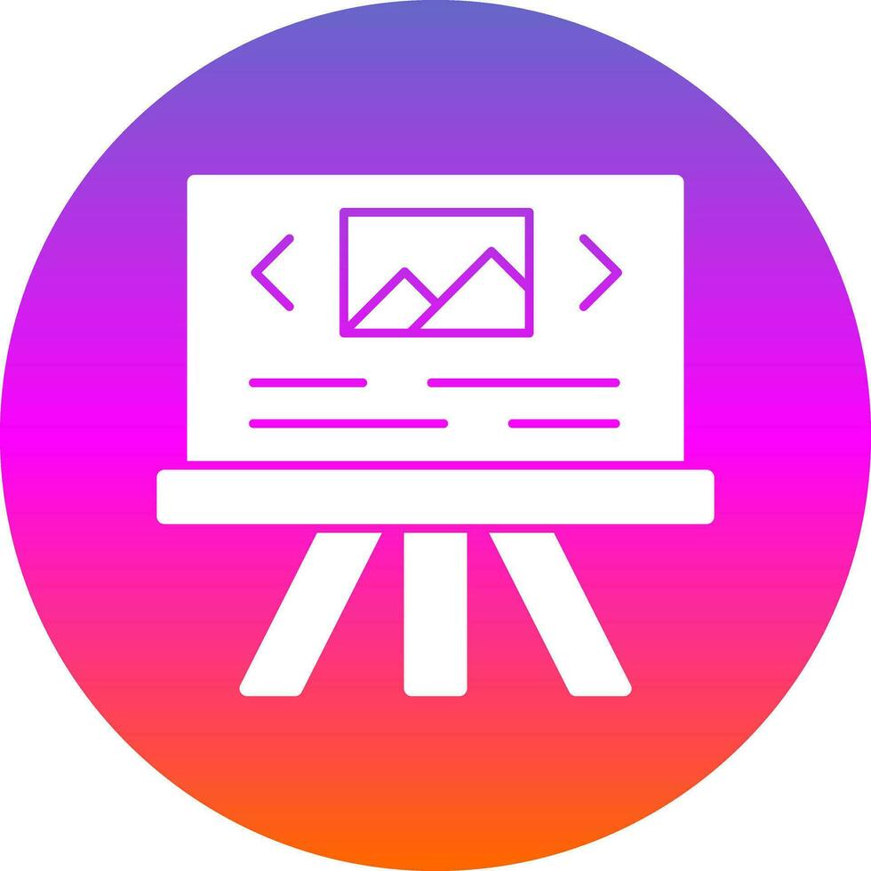 Slide Show Vector Icon Design