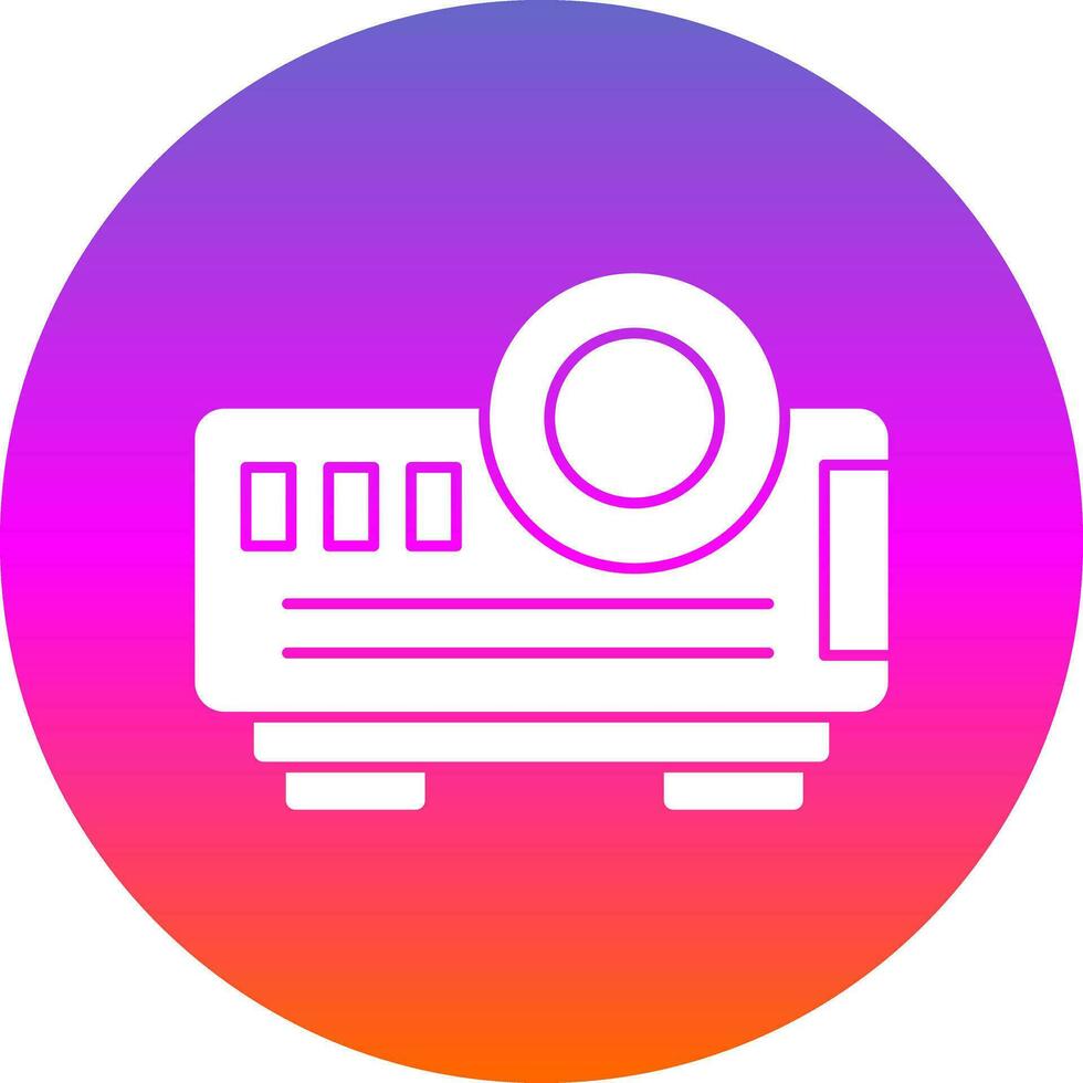 diseño de icono de vector de proyector