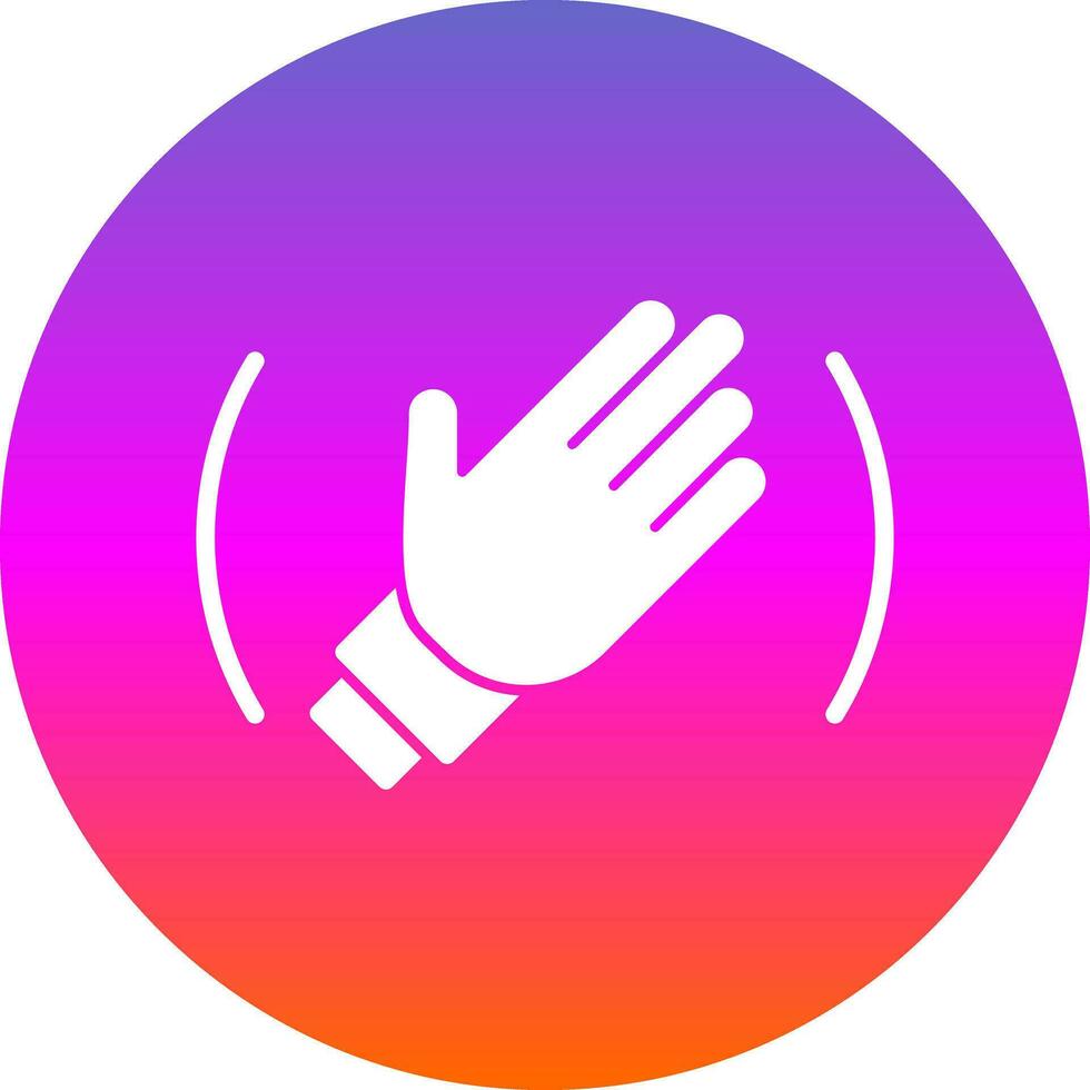 Goodbye Vector Icon Design
