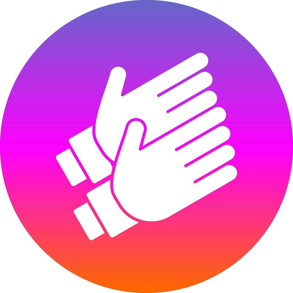 Clapping Vector Icon Design