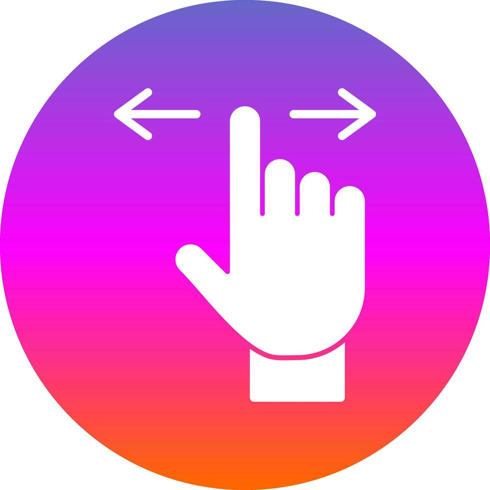 Swipe Vector Icon Design