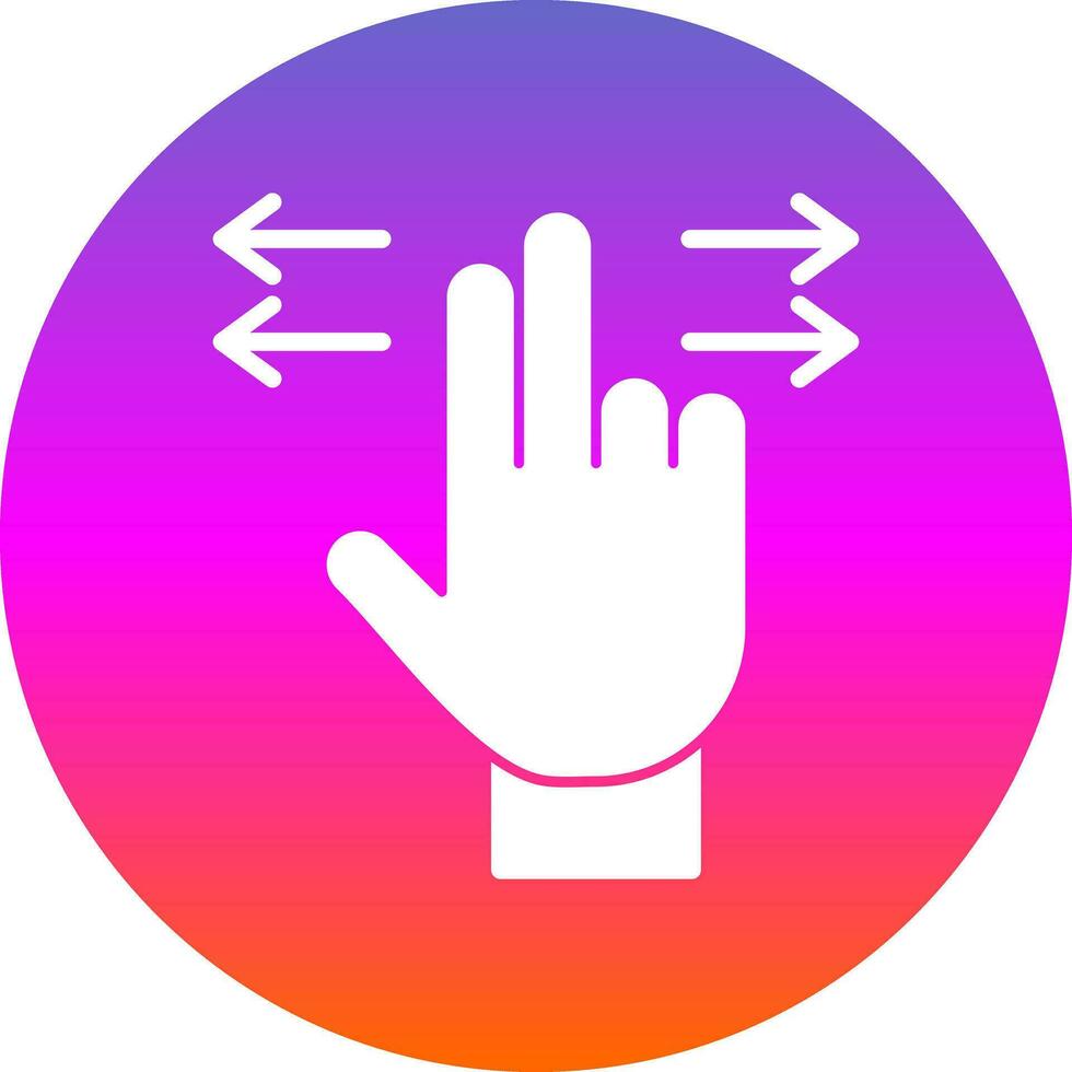 Swipe Vector Icon Design