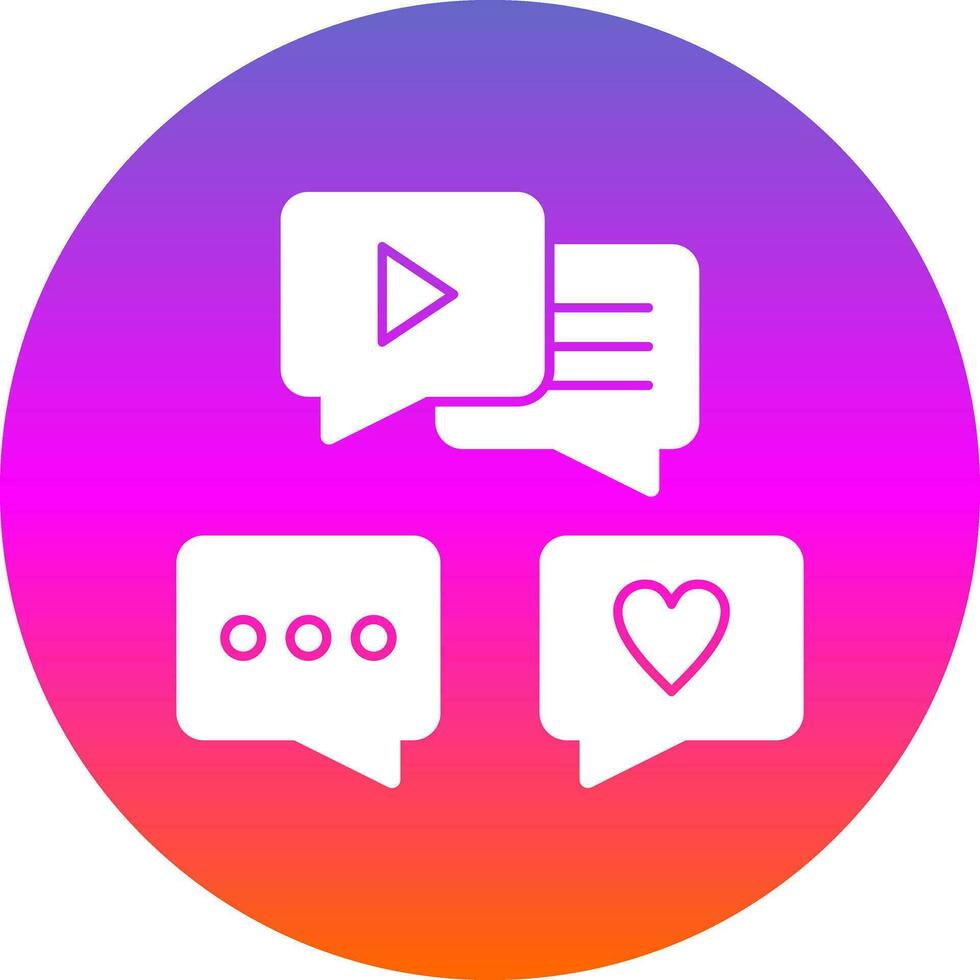 Social Marketing Vector Icon Design