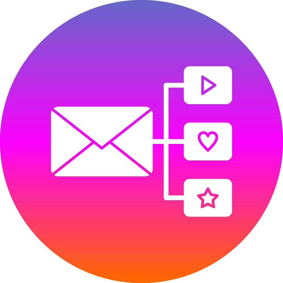 Email Marketing Vector Icon Design