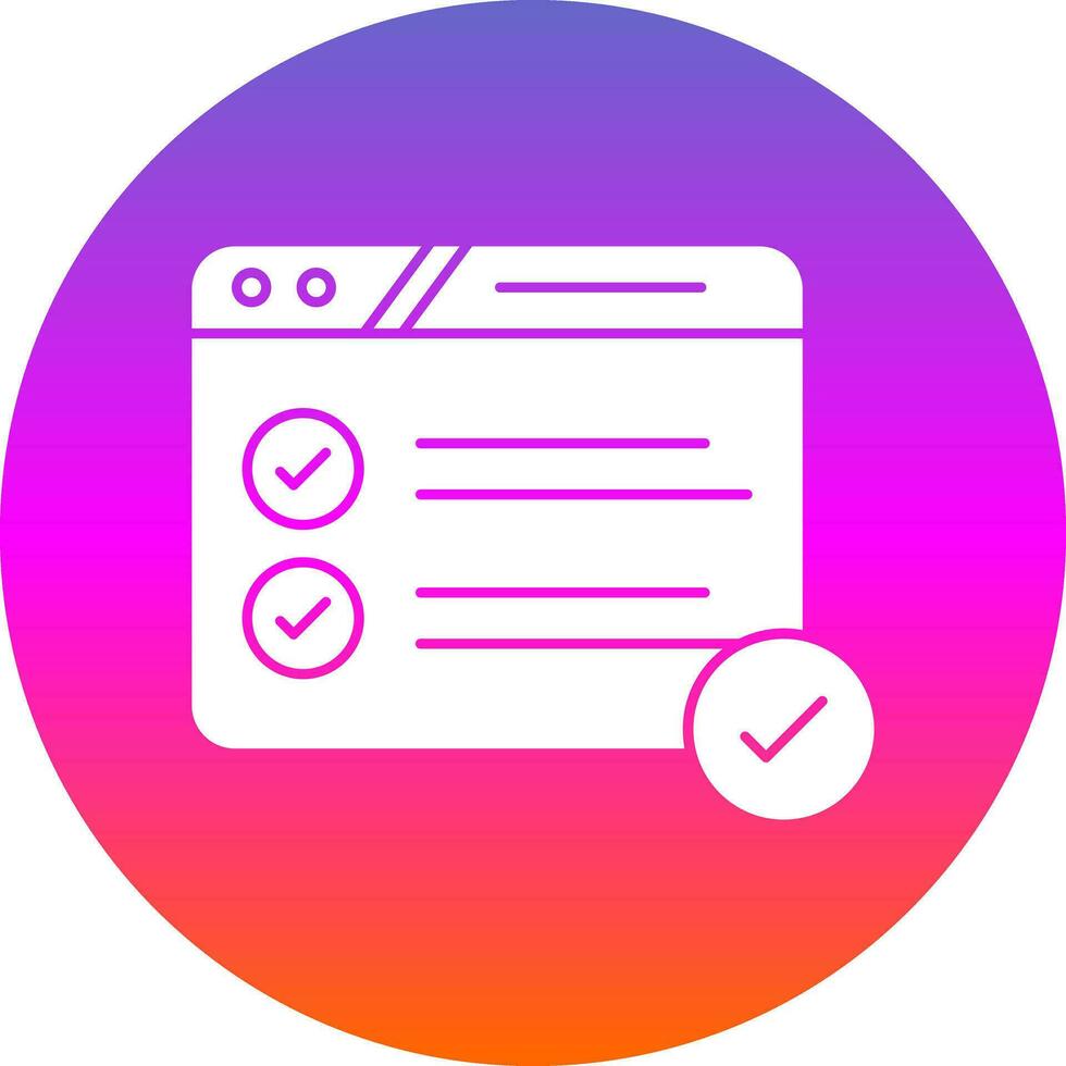 Checklist Vector Icon Design