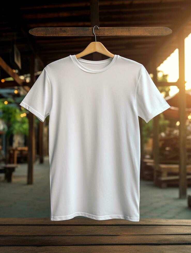Blank Tshirt for mockup design photo