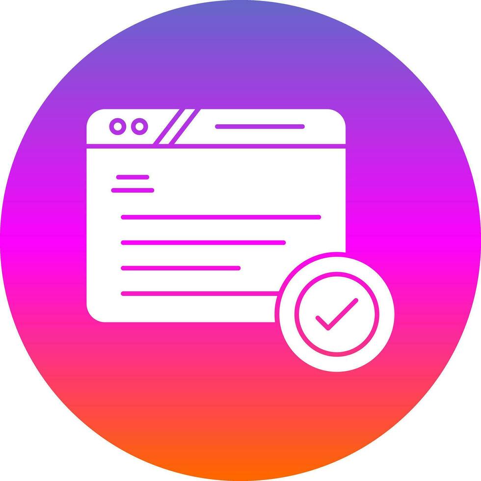 Check Vector Icon Design