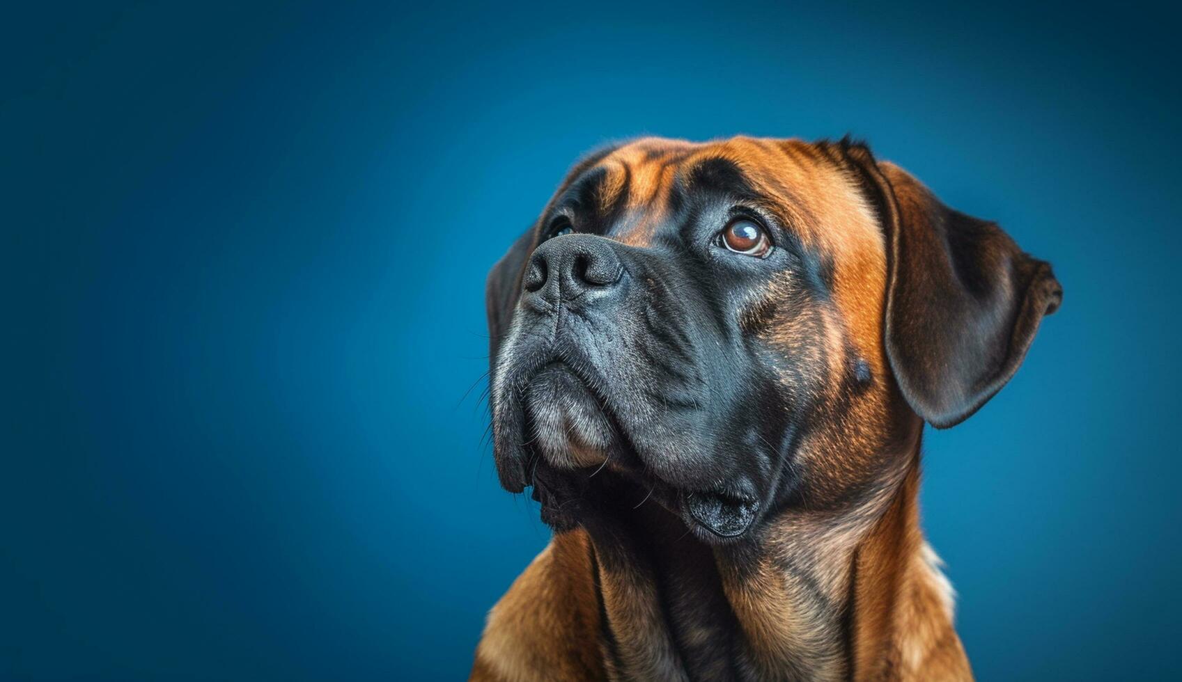 Isolated Beautiful pet portrait of dog photo