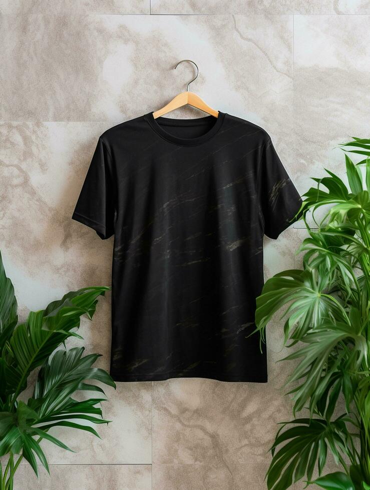 Luxury Black tshirt photo