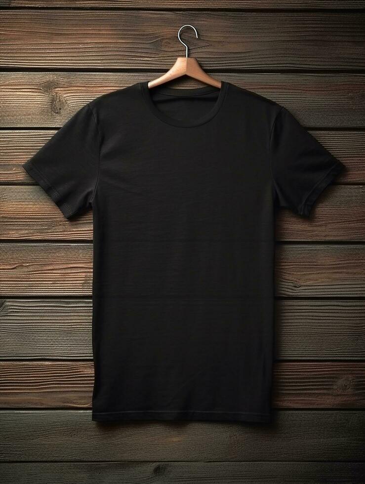 Luxury Black tshirt photo