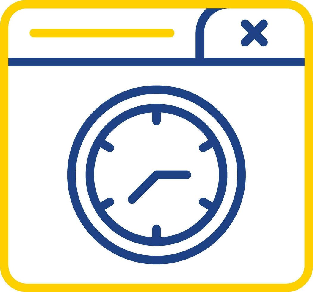 diseño de icono de vector de reloj