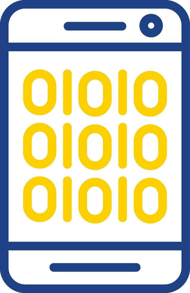 Binary Code Vector Icon Design