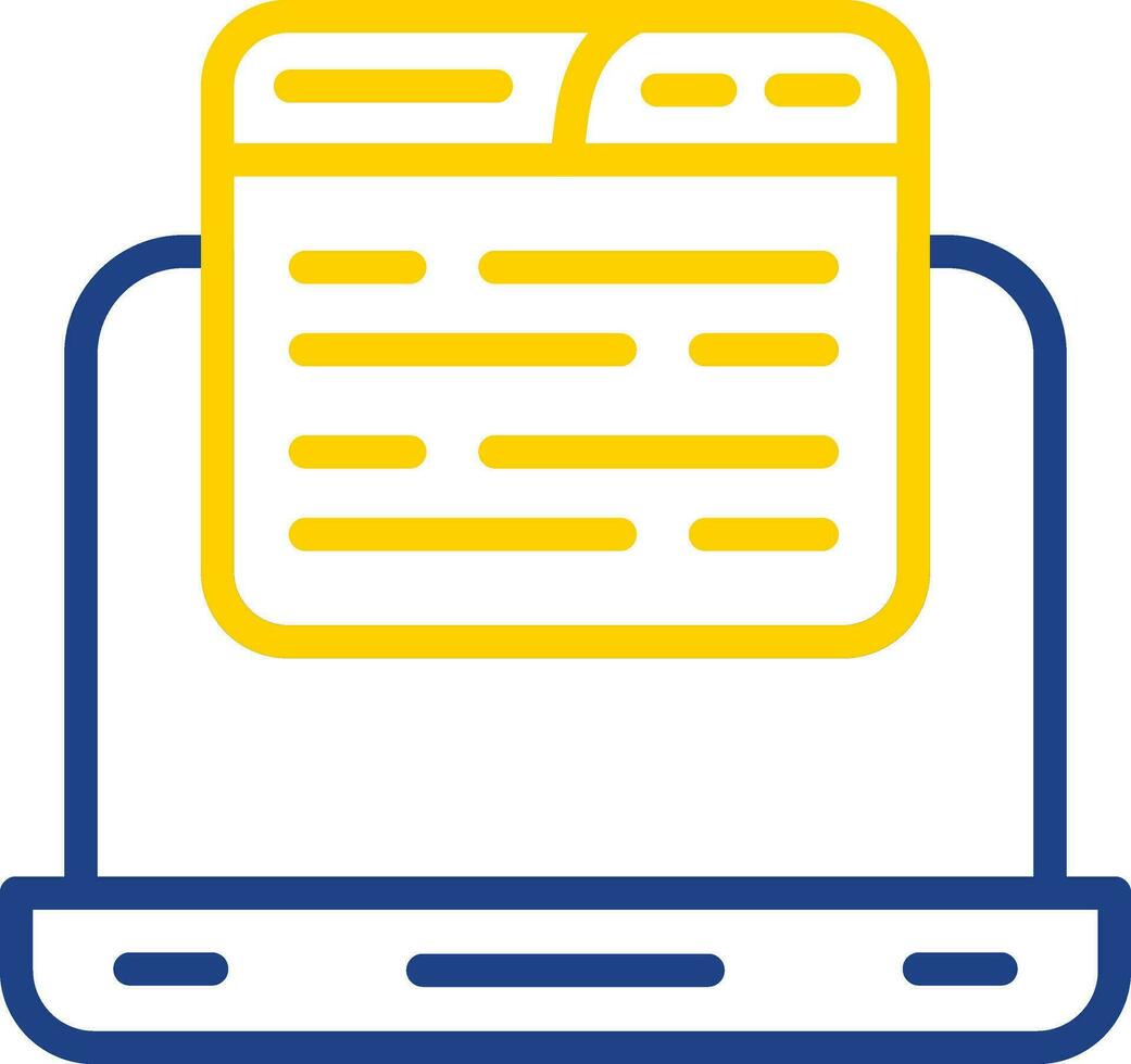 Laptop Vector Icon Design