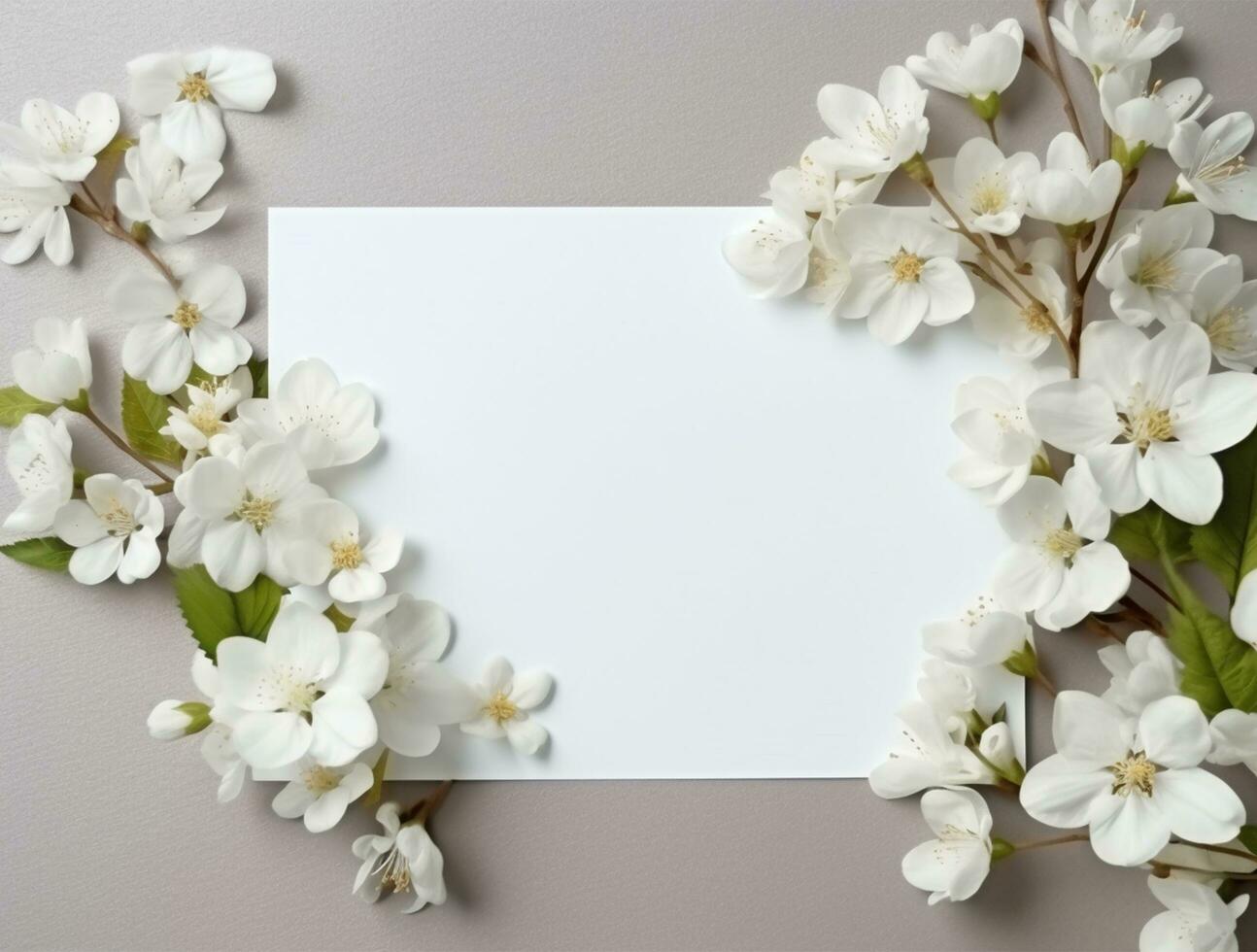 Tropical floral background copy space. Space for text photo