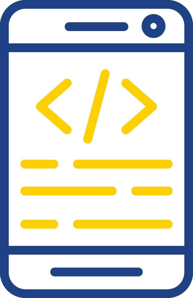 App coding Vector Icon Design