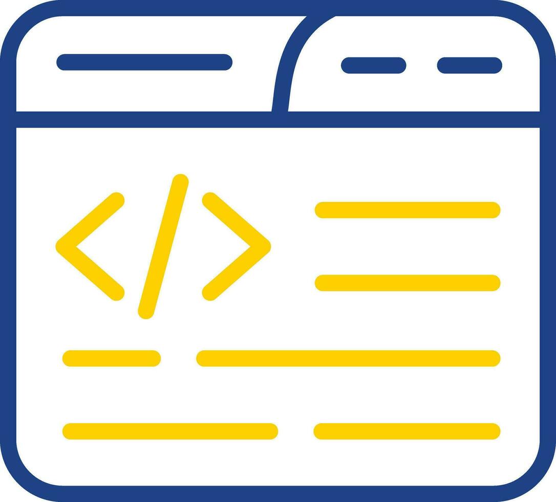 web codificación vector icono diseño