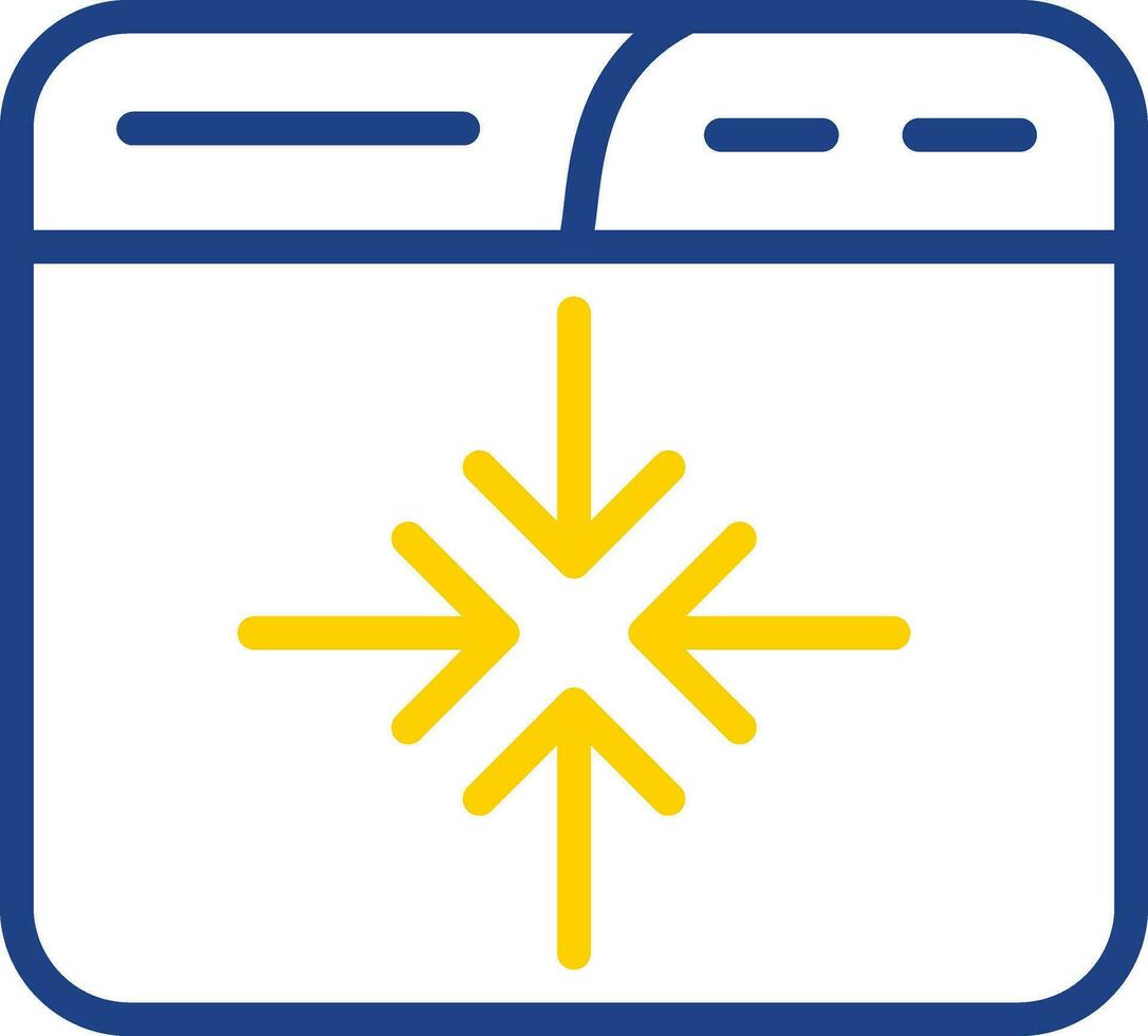 Minimize Vector Icon Design