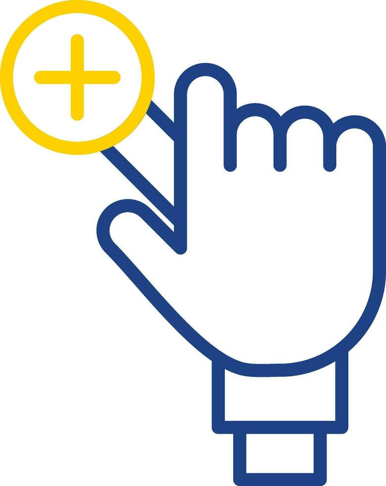 Zoom In Vector Icon Design