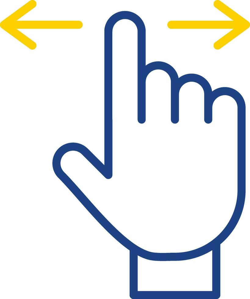 Swipe Vector Icon Design