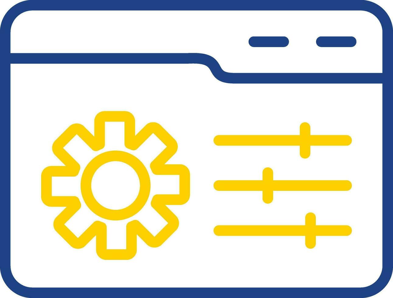 Web Management Vector Icon Design