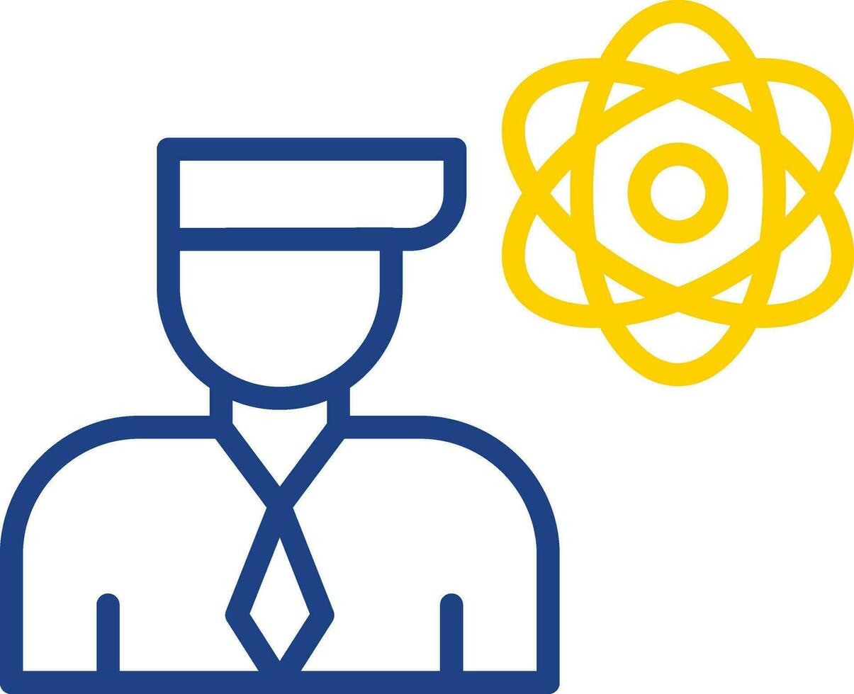 Researcher Vector Icon Design