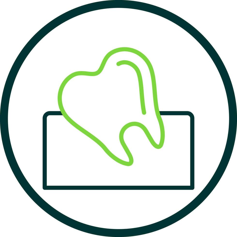 Wisdom Tooth Vector Icon Design