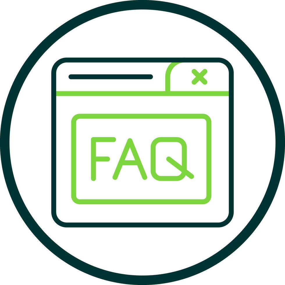 Faq Vector Icon Design