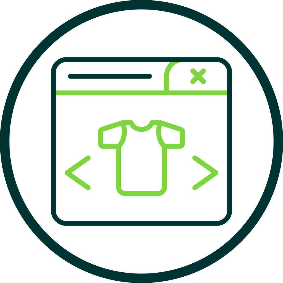 Clothing Store Vector Icon Design