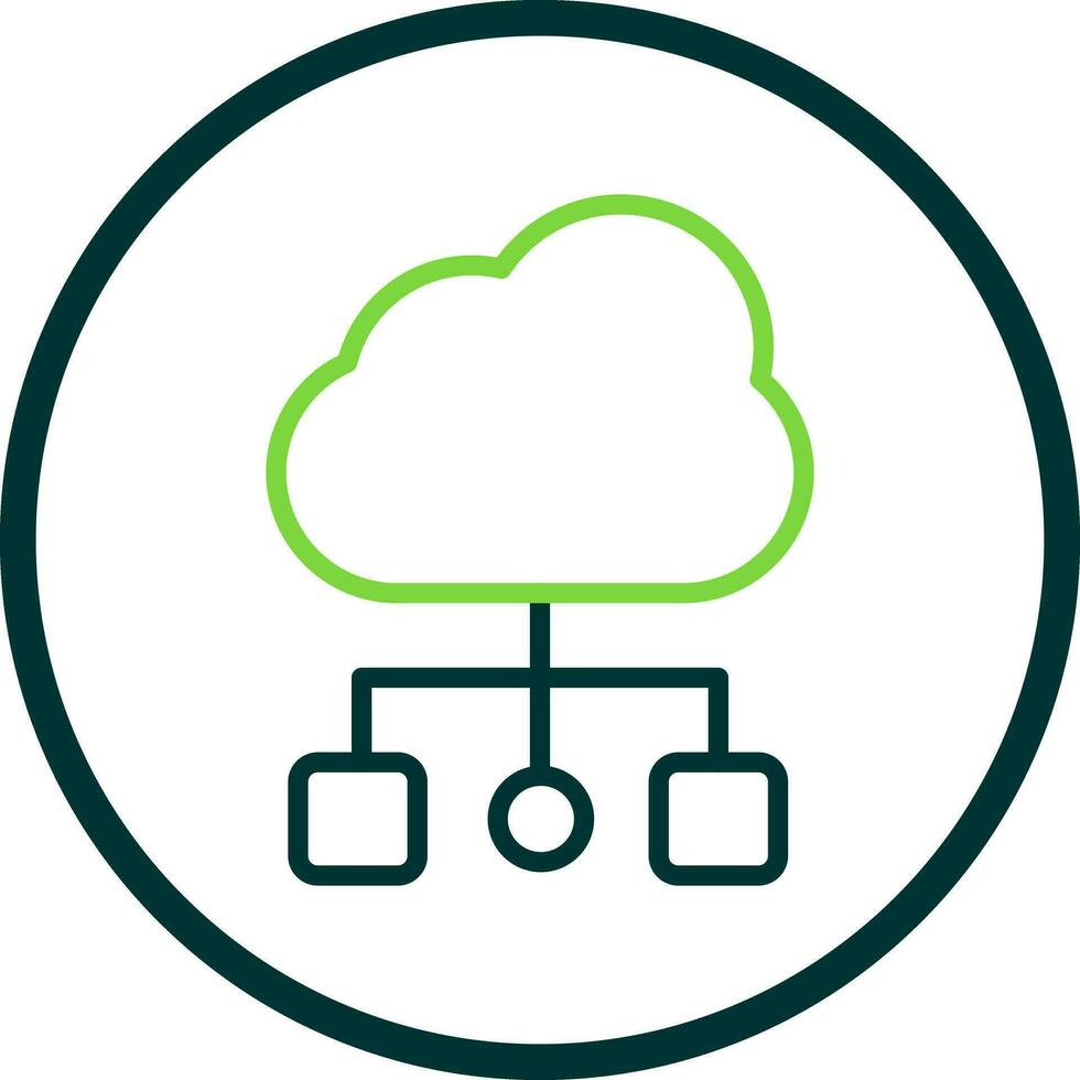 Cloud Computing Vector Icon Design