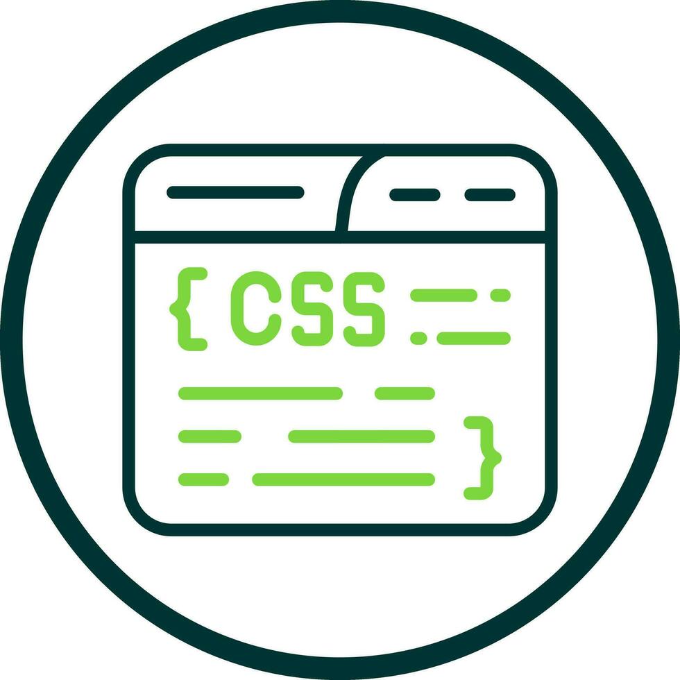 css codificación vector icono diseño