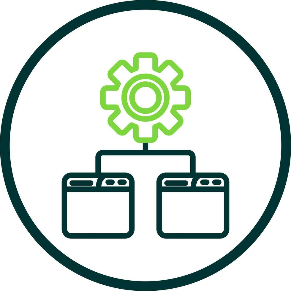Batch Processing Vector Icon Design
