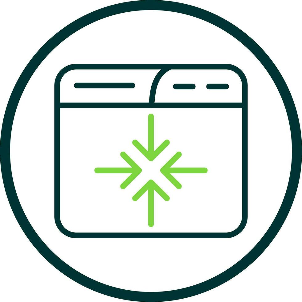 Minimize Vector Icon Design