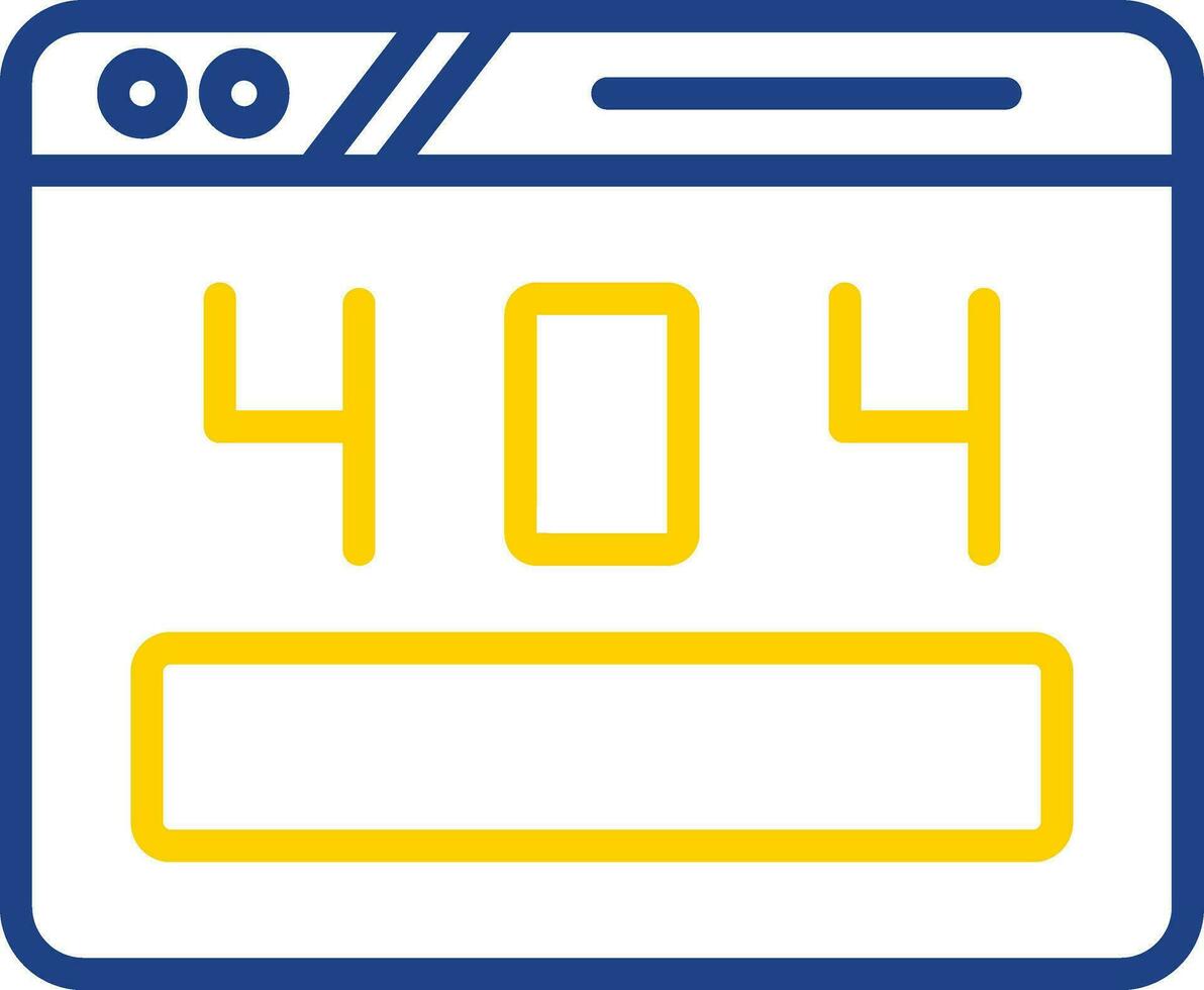 404 Error Vector Icon Design