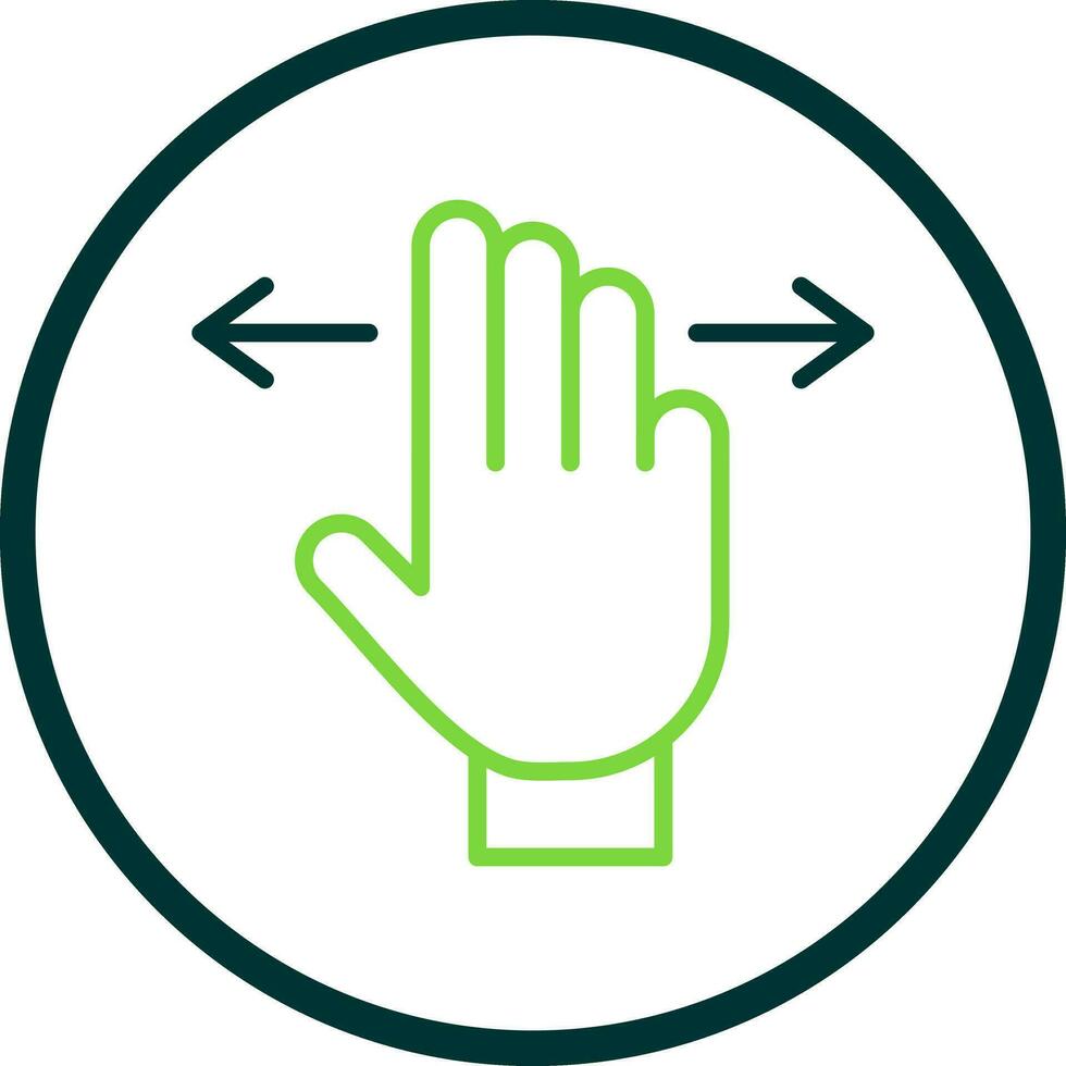 Swipe Vector Icon Design