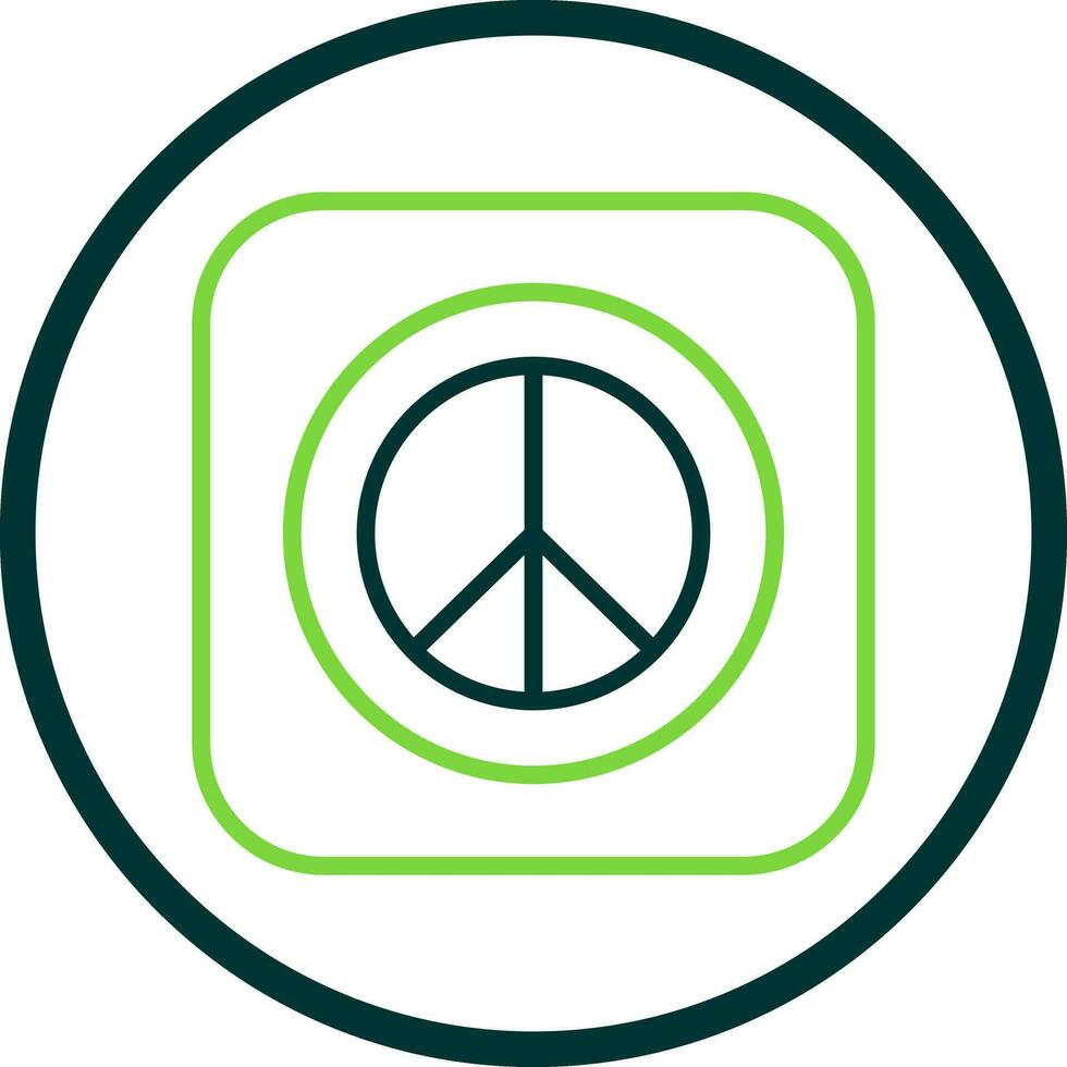 Peace Sign Vector Icon Design