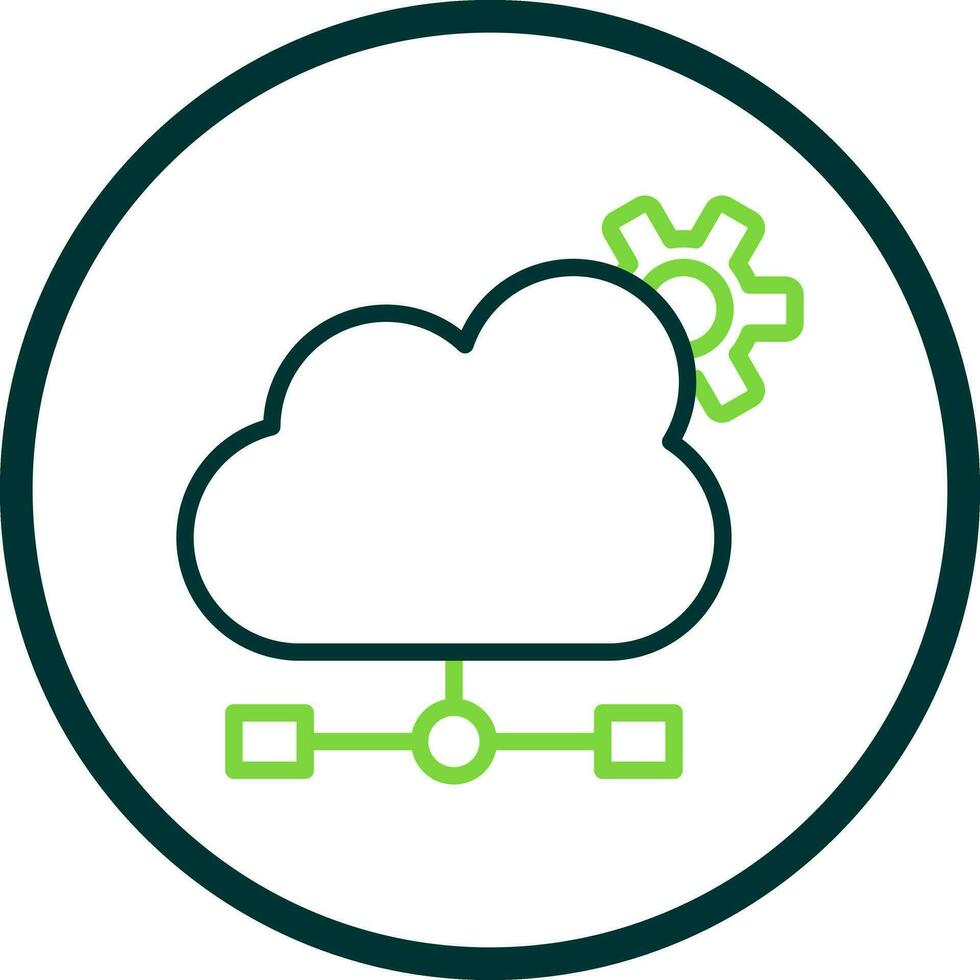 Cloud Computing Vector Icon Design