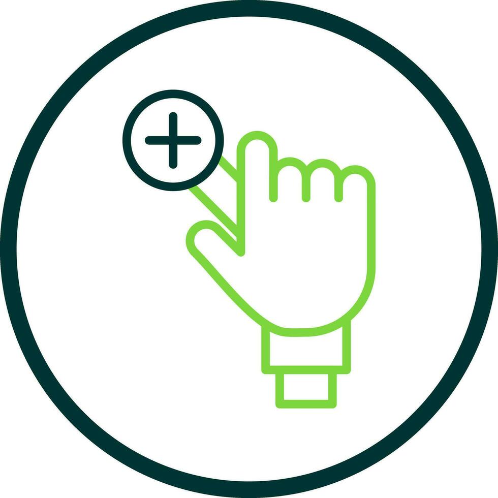 Zoom In Vector Icon Design
