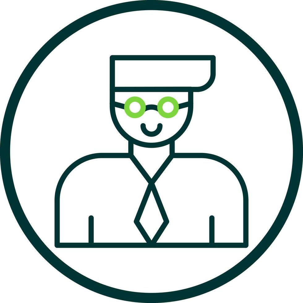 Professor Vector Icon Design