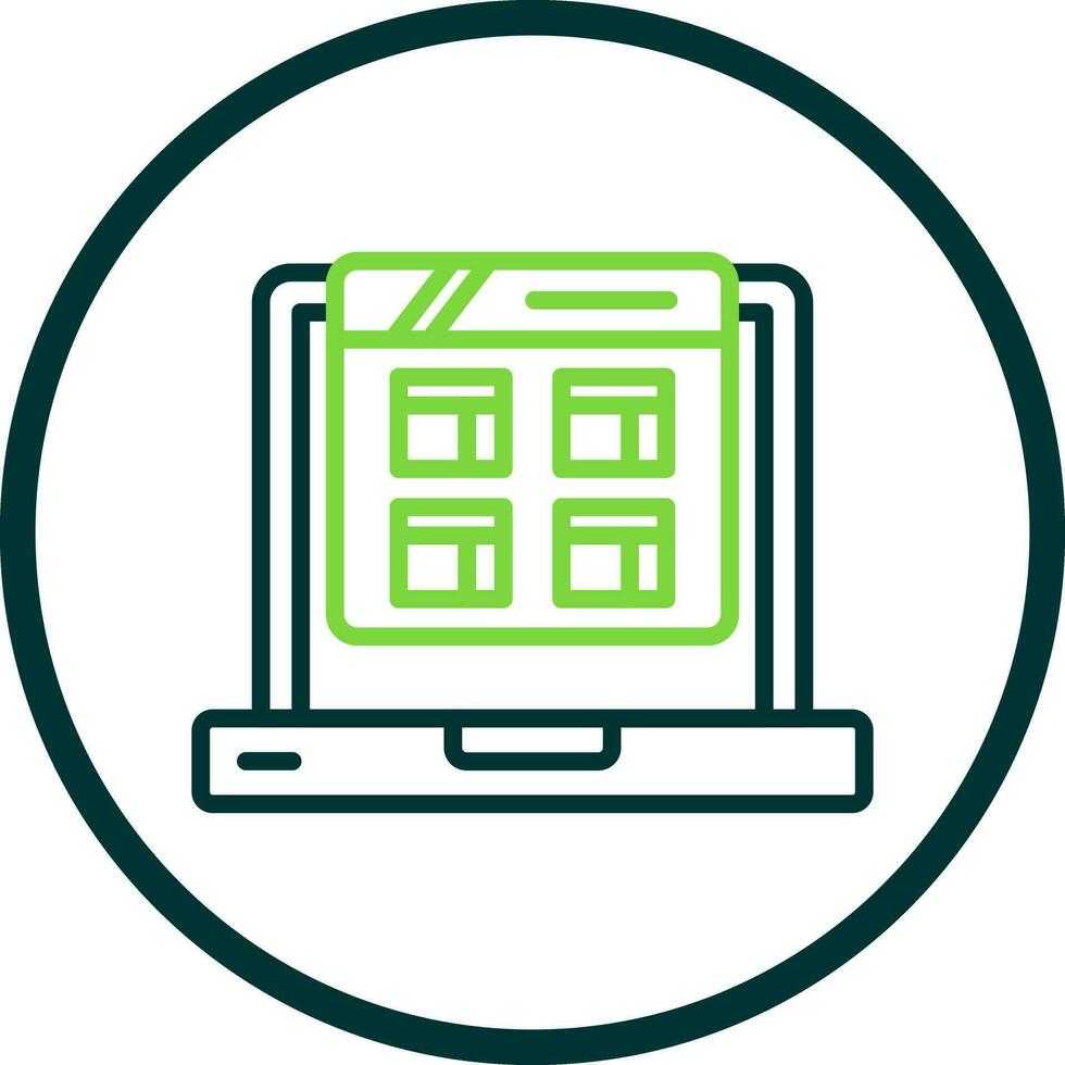 Website Vector Icon Design